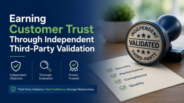 Earning Customer Trust Through Independent Third-Party Validation